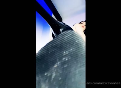 AlexxavonHell - Boot cleaning b tch clip ‼️Kneel to my heel