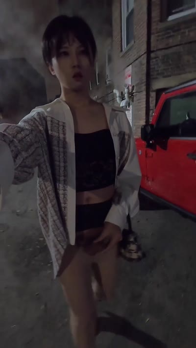 Suki TRANS in Outdoor Pissing & Multiple Cumshots – $11.99
