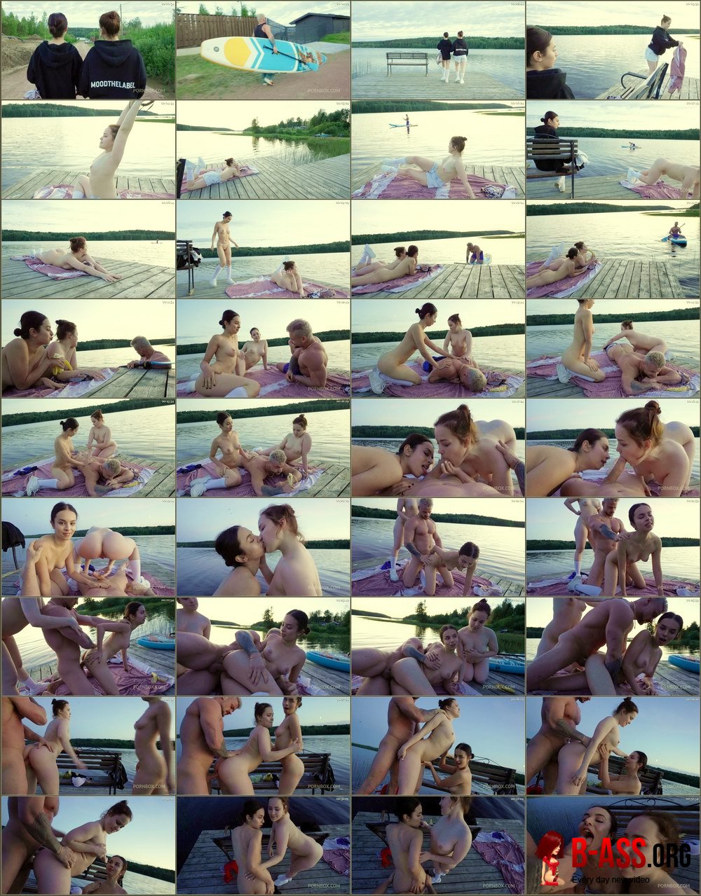 Eveline, Nicole Murkovski - Two Girls Took Their Clothes Off On The Lake. A Passing Surfer Had Sex In The Open Air (UltraHD) 2025